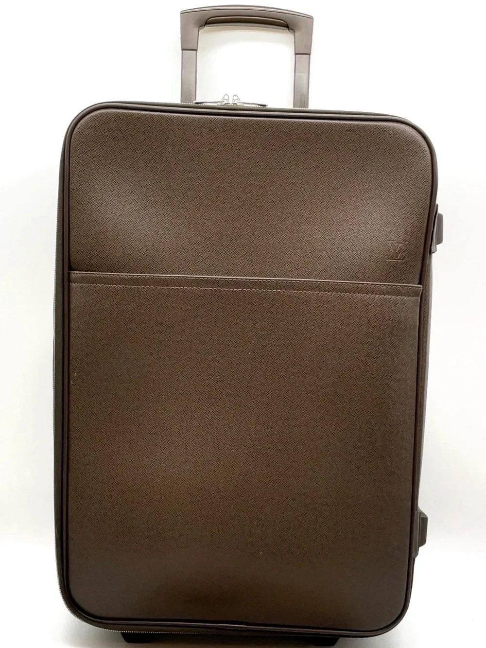 Louis Vuitton Brown Textured Roll-Top Carry-On Pegasus 55 TAIGA BROWN ZIP TRAVEL